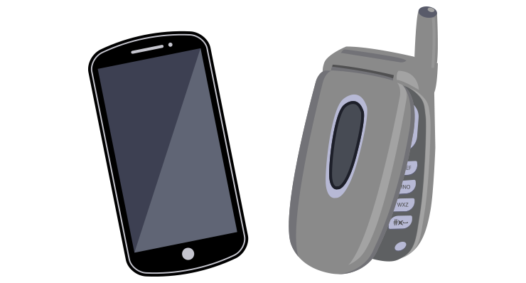 携帯電話の本体・電池、スマートフォン